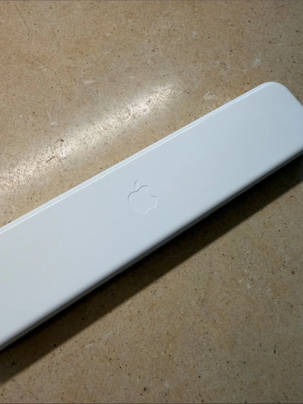 NWOT Apple Watch White Silicone Case with Debossed Apple Logo. Never used.